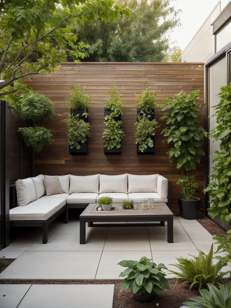 small-backyard-landscaping-ideas-vertical-gardens-hanging-plants-compact-furniture