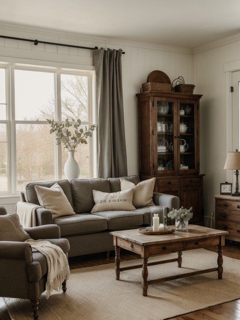 farmhouse-living-room-ideas-vintage-inspired-furniture-cozy-textiles-cozy-inviting-atmosphere