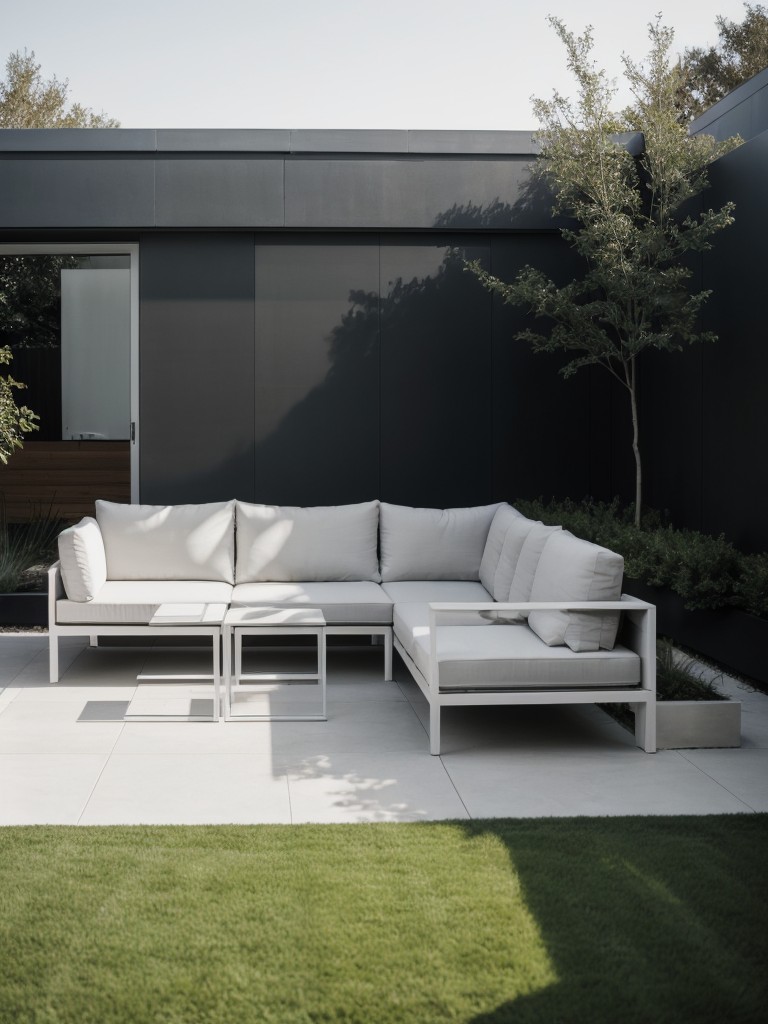 minimalistic-backyard-design-using-simple-furniture-monochromatic-color-scheme