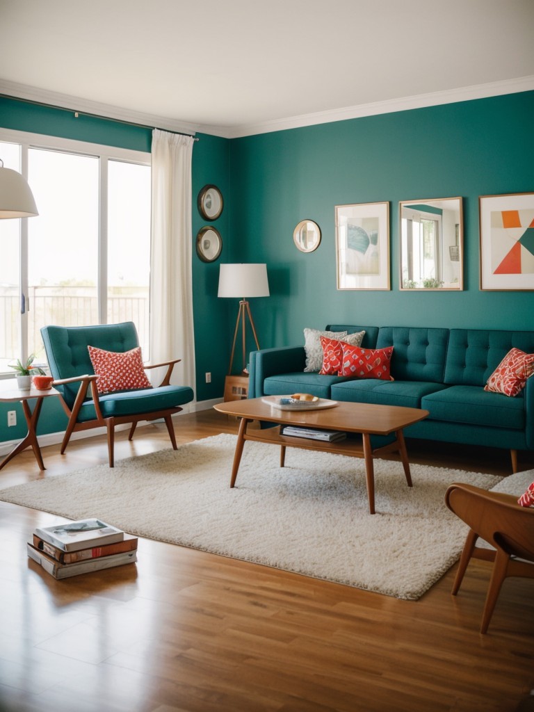 mid-century-modern-living-room-ideas-retro-furniture-bold-pops-color-retro-stylish-design