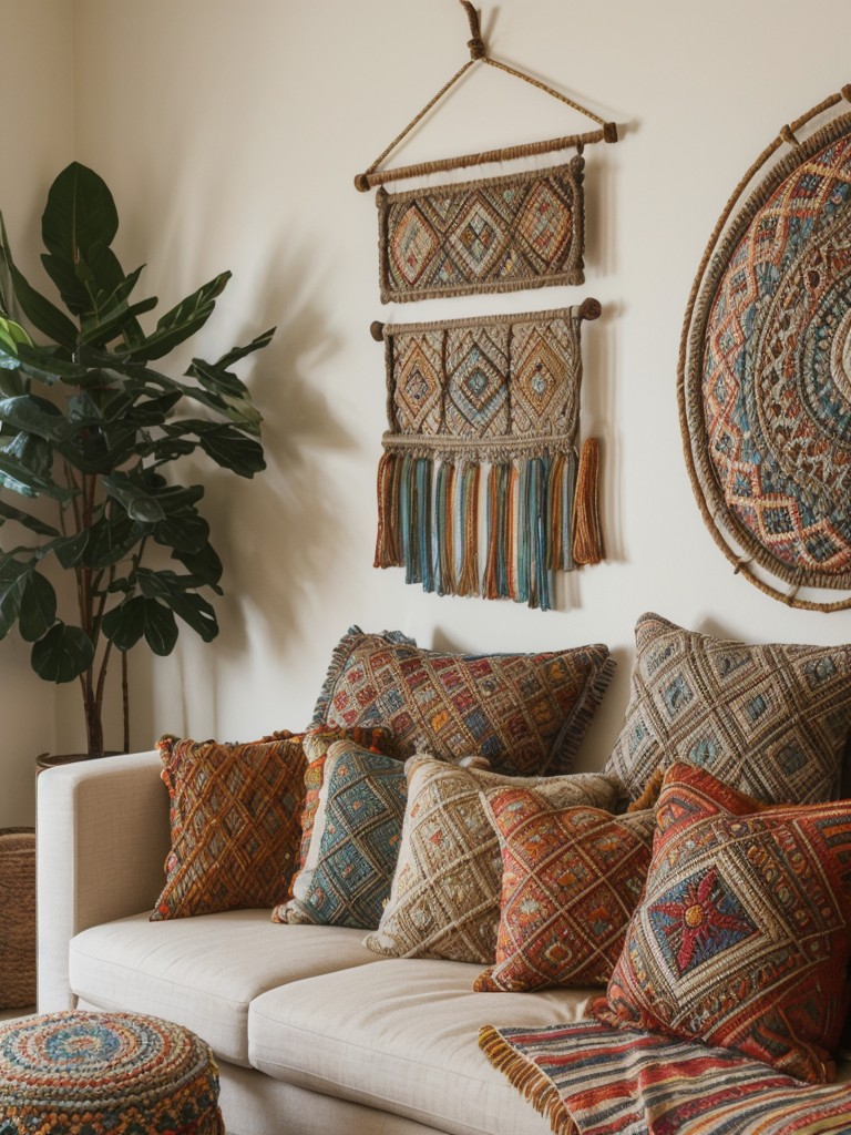 bohemian-living-room-ideas-vibrant-colors-eclectic-patterns-mix-textures-like-macrame-wall-hangings-embroidered-pillows