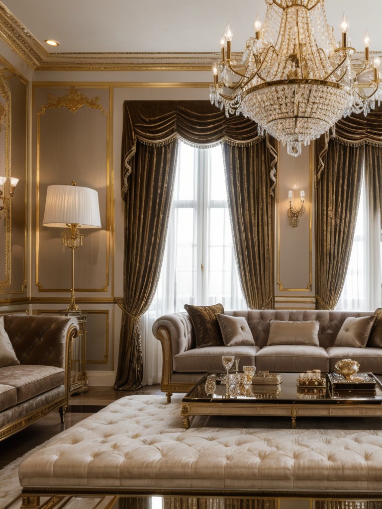 glamorous-living-room-ideas-luxurious-furniture-metallic-accents-opulent-decor-accents-like-crystal-chandeliers-velvet-drapes