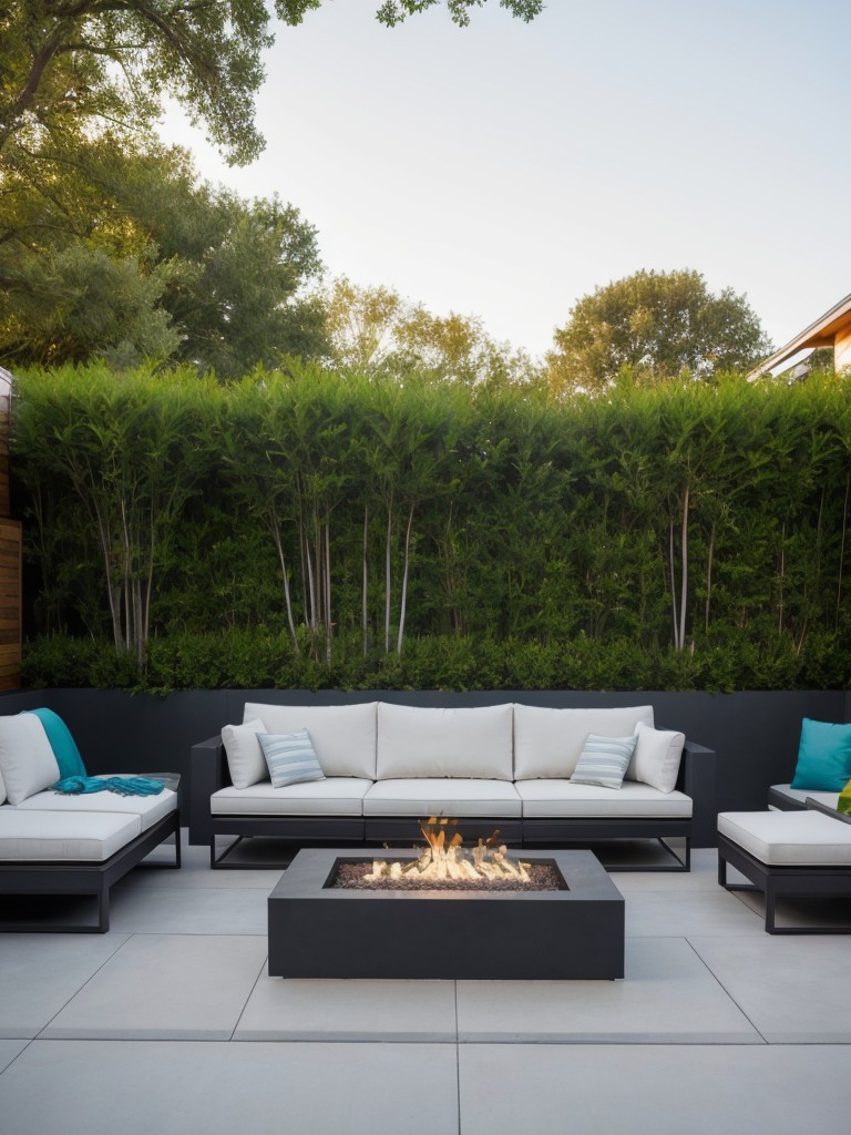 contemporary-backyard-design-ideas-sleek-outdoor-furniture-minimalist-water-feature-pops-bold-color-modern-stylish-outdoor-space