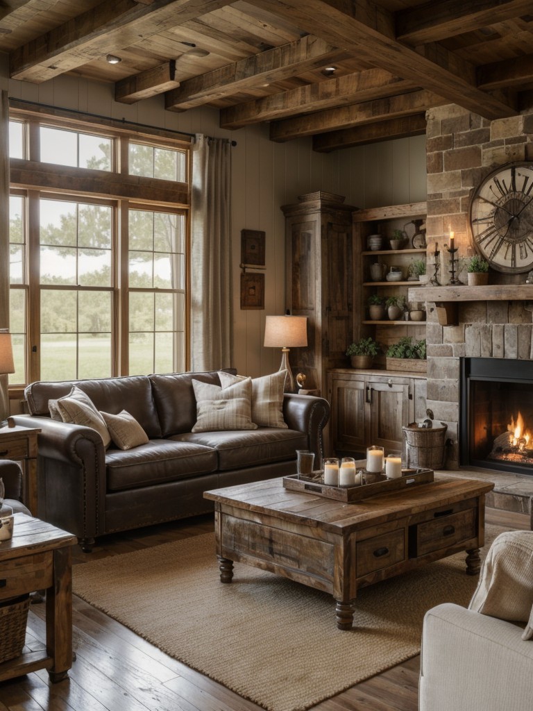 farmhouse-living-room-ideas-rustic-charm-distressed-wood-finishes-cozy-country-inspired-decor-cozy-welcoming-space
