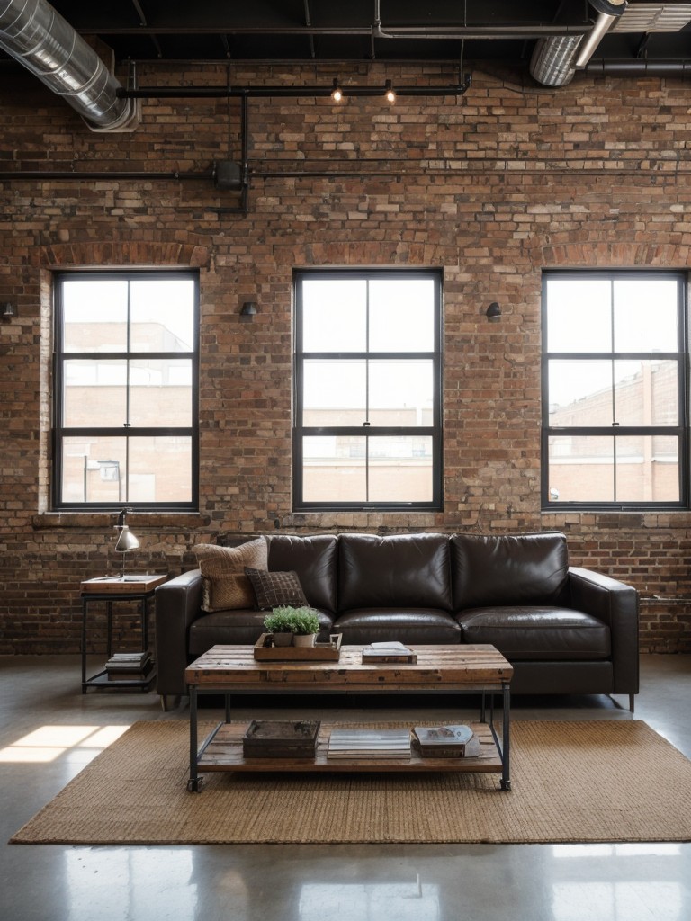 industrial-chic-living-room-decor-incorporating-exposed-brick-walls-metal-accents-reclaimed-wood-furniture