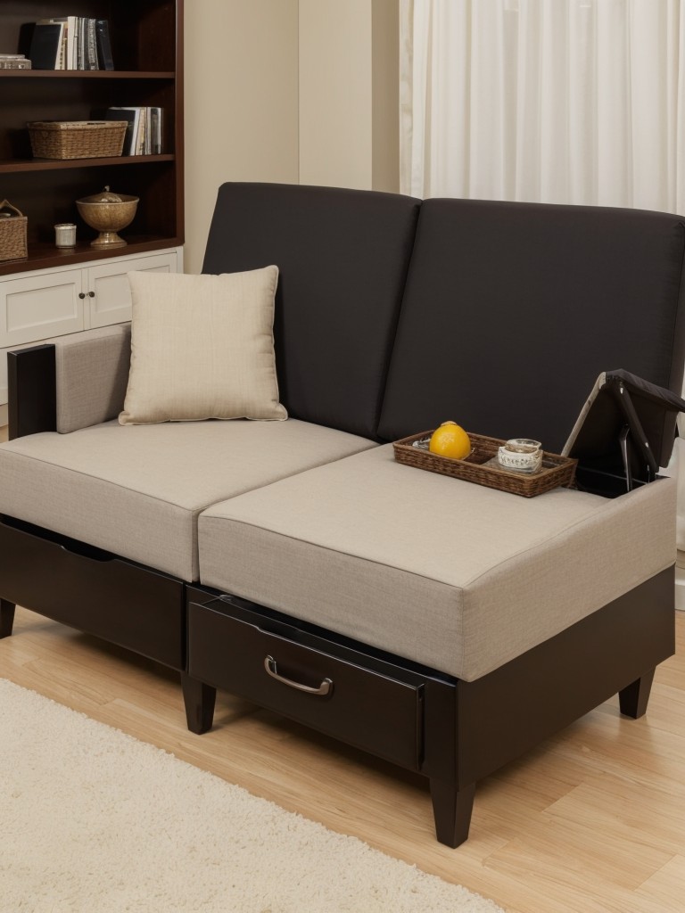 utilize-multi-functional-furniture-like-sofa-bed-ottoman-storage