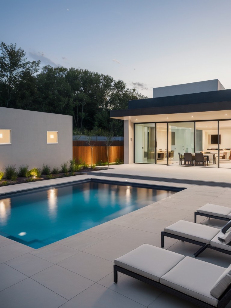 contemporary-backyard-pool-ideas-sleek-design-infinity-edge-modern-outdoor-furniture-luxurious-retreat
