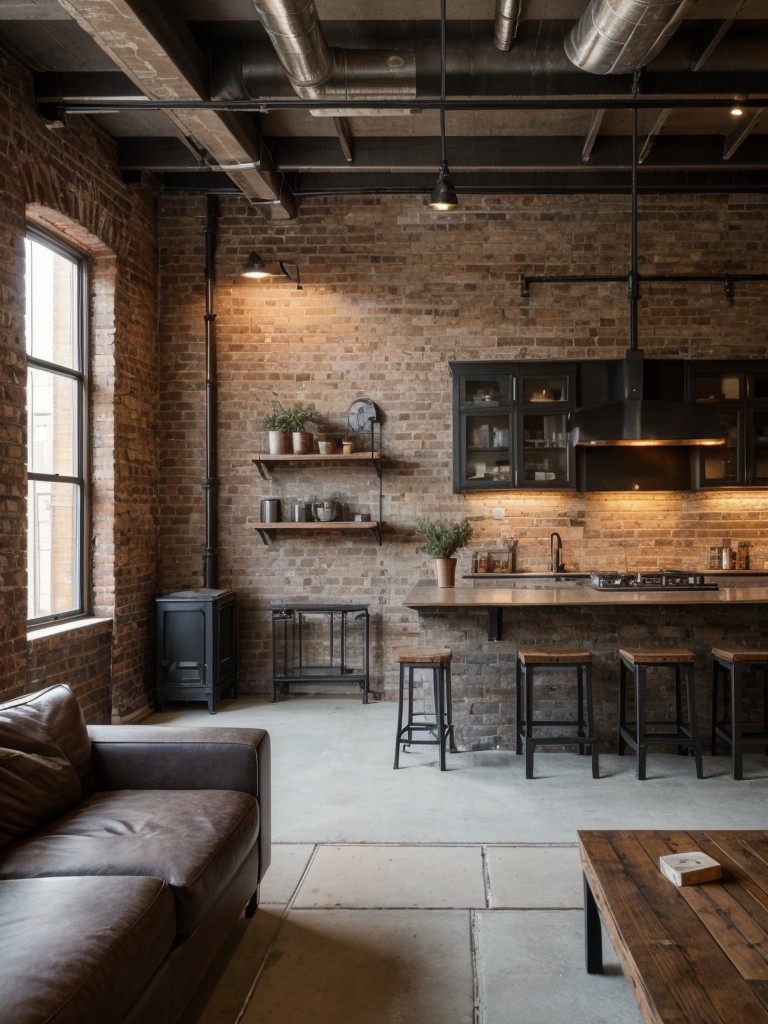 industrial-living-room-ideas-incorporating-exposed-brick-walls-metal-accents-mix-raw-materials-exuding-refined-yet-rugged-vibe