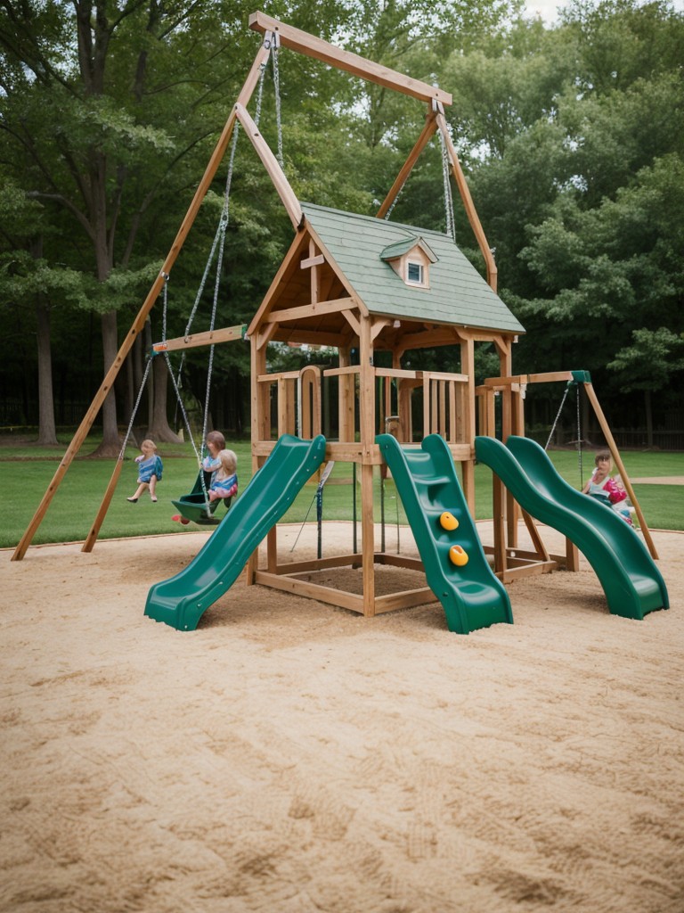playful-backyard-design-children-incorporating-swing-set-sandbox-grassy-play-area