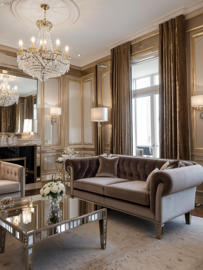 glamorous-living-room-ideas-luxurious-touches-touch-sparkle-using-velvet-furniture-crystal-chandeliers-mirrored-accents