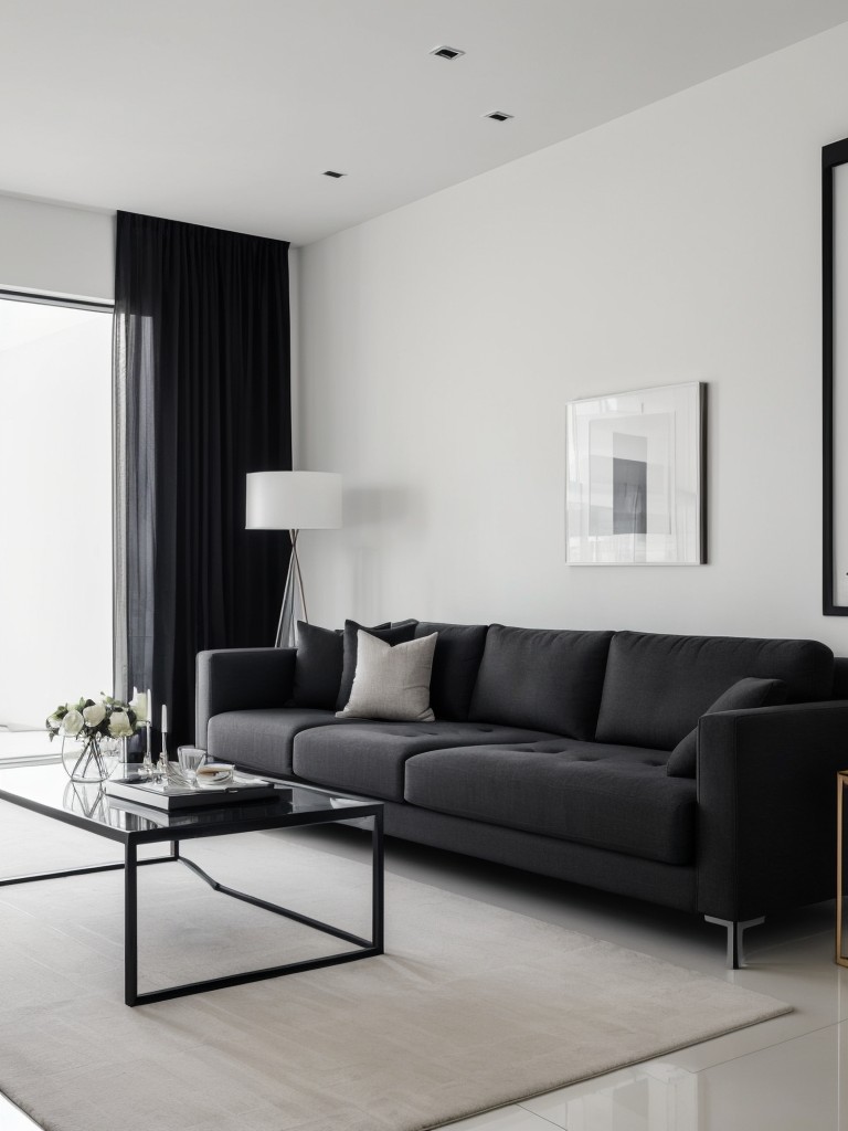 contemporary-living-room-ideas-sleek-streamlined-furniture-monochromatic-color-scheme-minimalist-decor-sophisticated-refined-space-using-statement-art