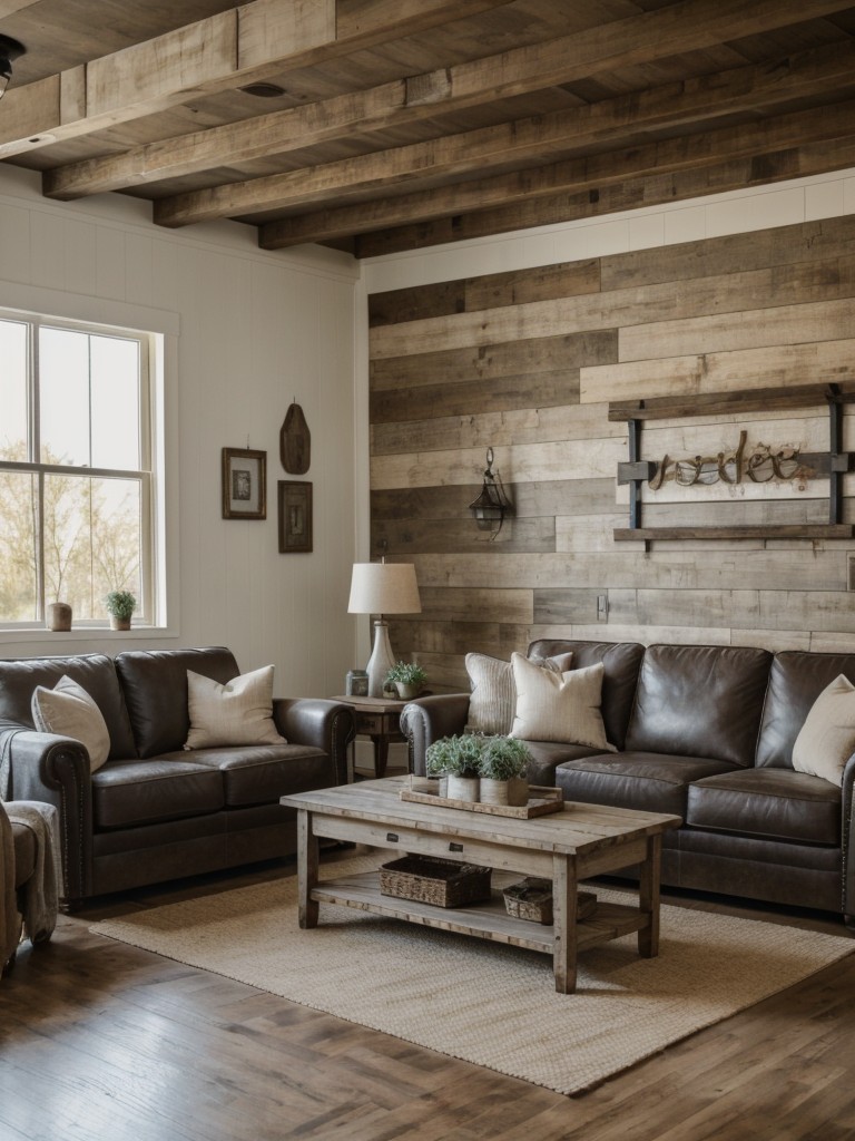 farmhouse-living-room-ideas-distressed-furniture-vintage-accents-shiplap-walls