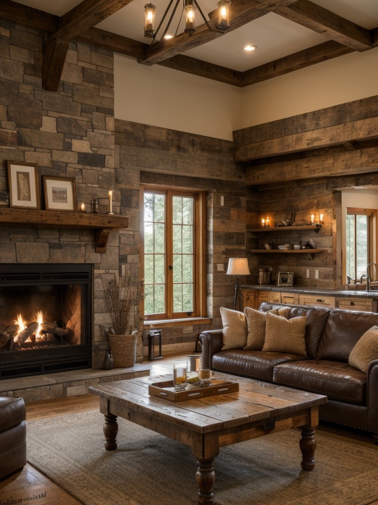 rustic-living-room-ideas-highlighting-natural-textures-reclaimed-wood-cozy-fireplace-features-warm-inviting-ambiance