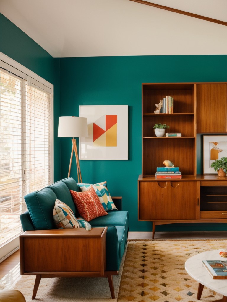 mid-century-modern-living-room-ideas-retro-vibes-clean-lines-vibrant-colors-using-teak-furniture-atomic-inspired-accents-geometric-patterns