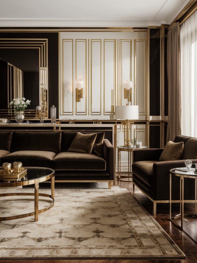 art-deco-inspired-living-room-ideas-glamorous-velvet-furniture-metallic-accents-geometric-patterns-walls-rugs