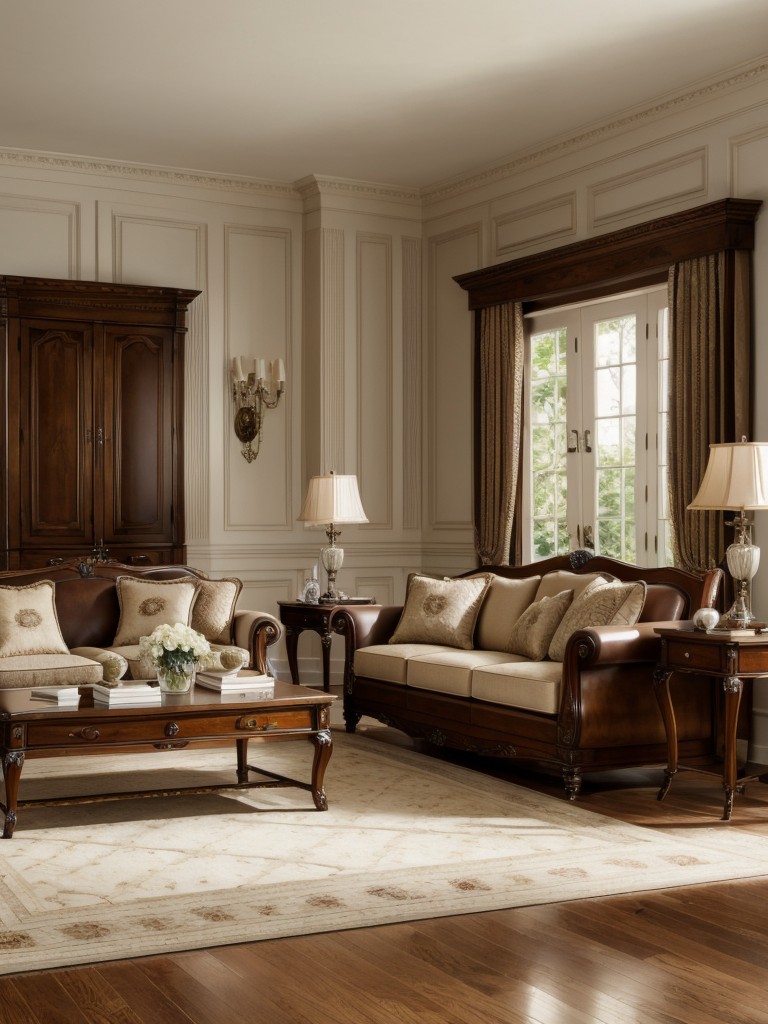 traditional-living-room-ideas-elegant-furniture-classic-patterns-rich-wood-finishes-perfect-timeless-sophisticated-space