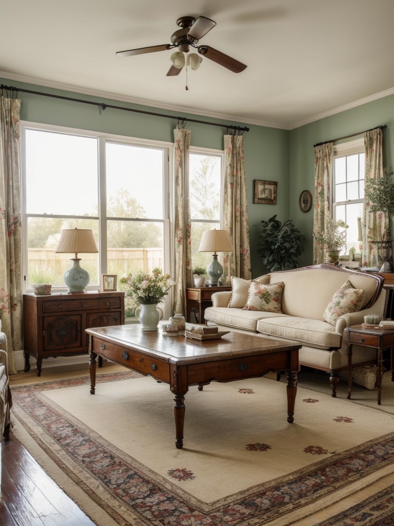 vintage-inspired-living-room-ideas-antique-furniture-vintage-decor-pieces-floral-prints-charming-nostalgic-ambiance