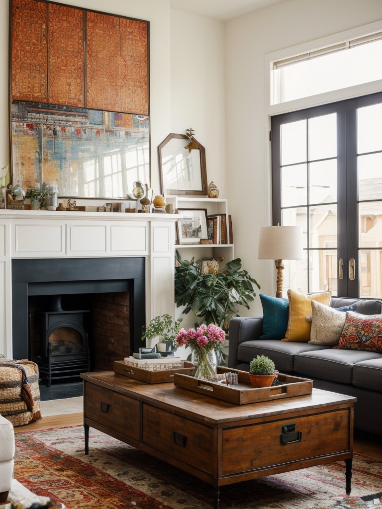 eclectic-living-room-ideas-mix-different-design-styles-bold-patterns-unexpected-decor-items