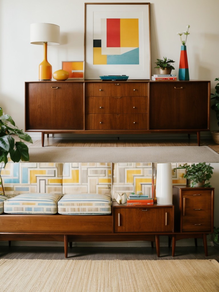 mid-century-modern-living-room-ideas-retro-furniture-pieces-vibrant-colors-geometric-patterns