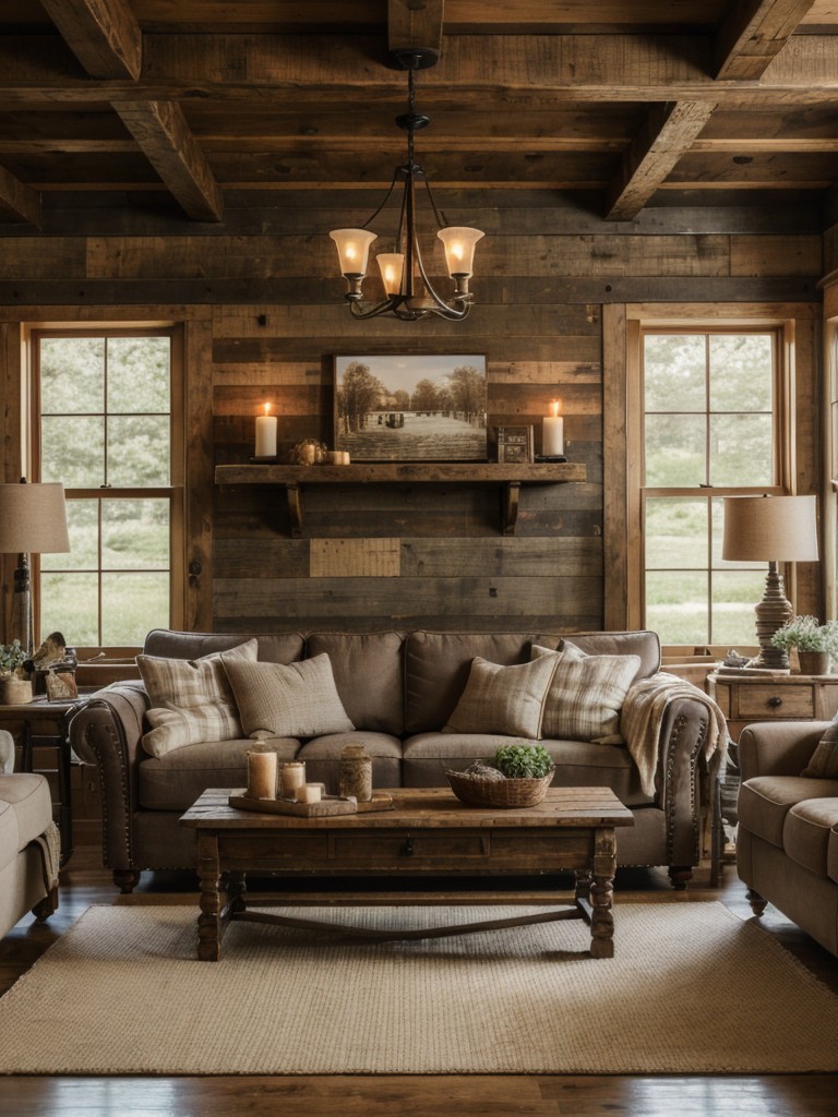 cozy-farmhouse-living-room-ideas-rustic-furniture-reclaimed-wood-accents-mix-cozy-fabrics-warm-inviting-space