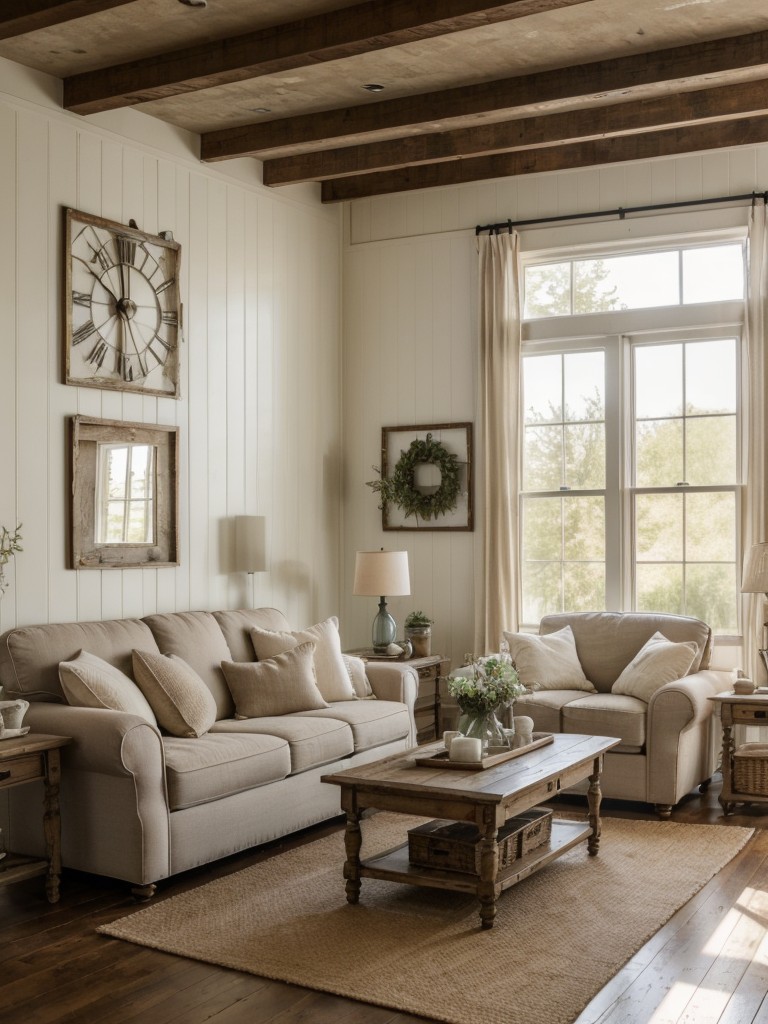farmhouse-living-room-ideas-charming-inviting-space-featuring-distressed-furniture-vintage-decor-pieces-warm-neutral-hues
