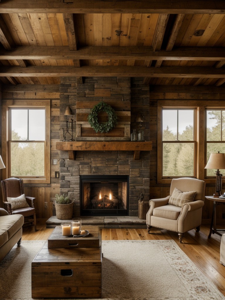 rustic-living-room-ideas-that-exude-warmth-comfort-incorporating-reclaimed-wood-accents-cozy-fireplace-mantels-earthy-color-tones