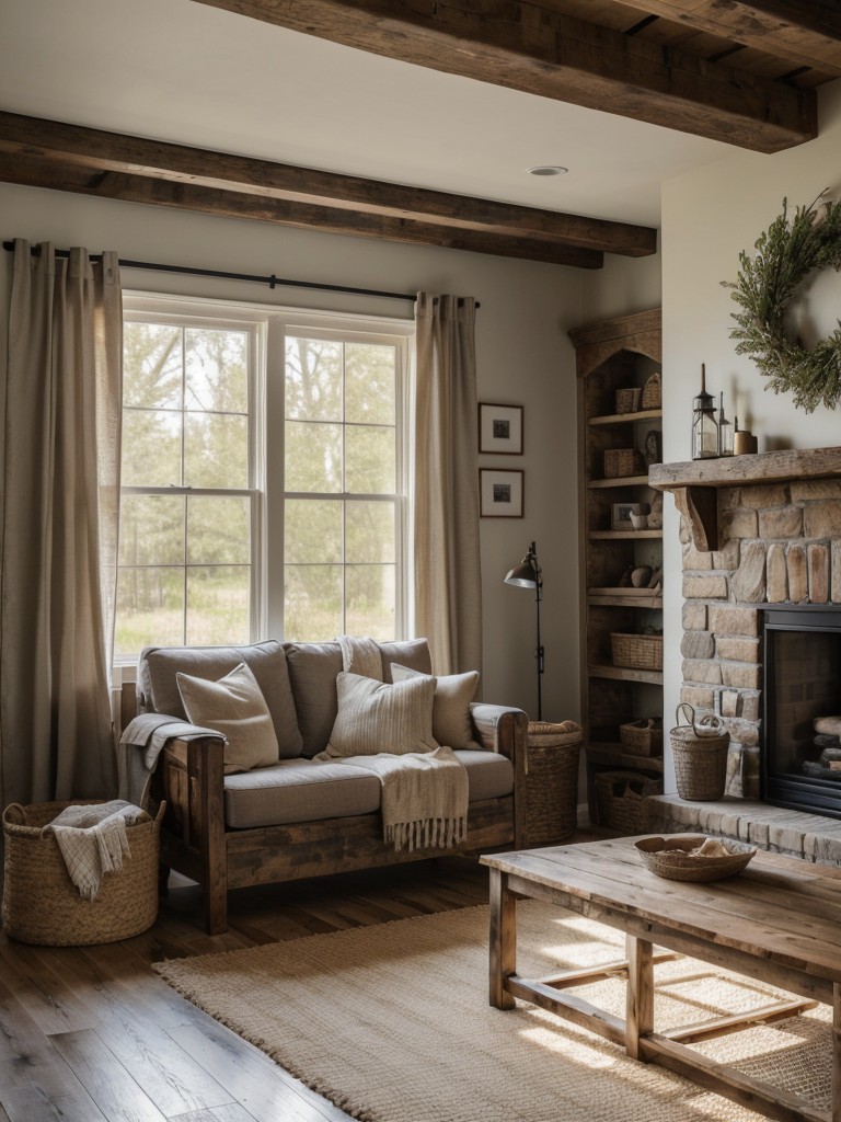 Cozy & Chic: Embrace the Rustic Charm with Natural Wood Accents for ...