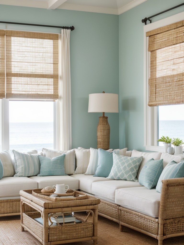 coastal-living-room-ideas-relaxed-beachy-vibe-incorporating-light-colors-nautical-accents-natural-textures-like-rattan-seagrass