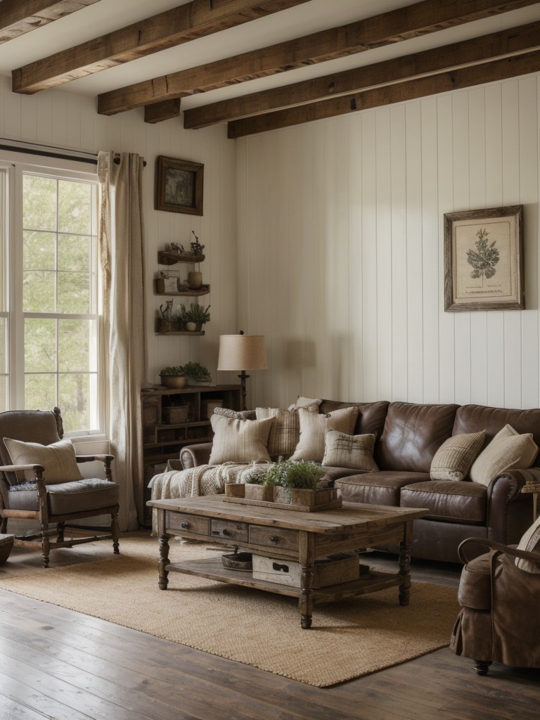 farmhouse-inspired-living-room-ideas-rustic-charm-incorporating-distressed-furniture-cozy-textiles-vintage-inspired-accents