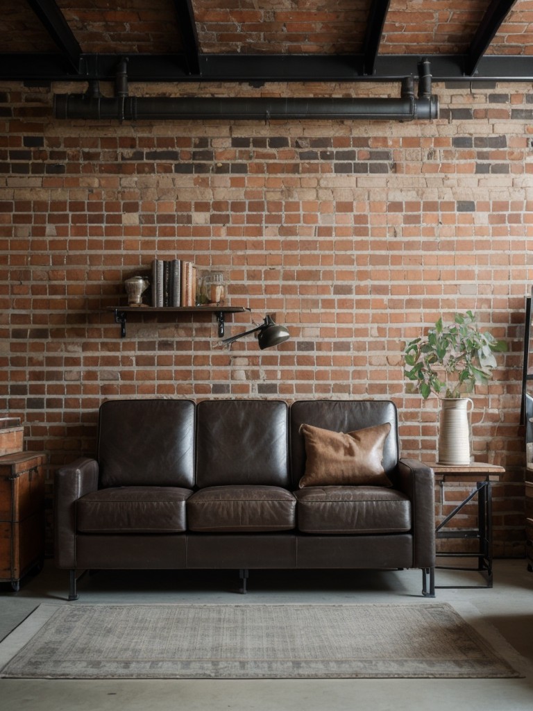 industrial-living-room-ideas-exposed-brick-walls-metal-accents-vintage-furniture-pieces