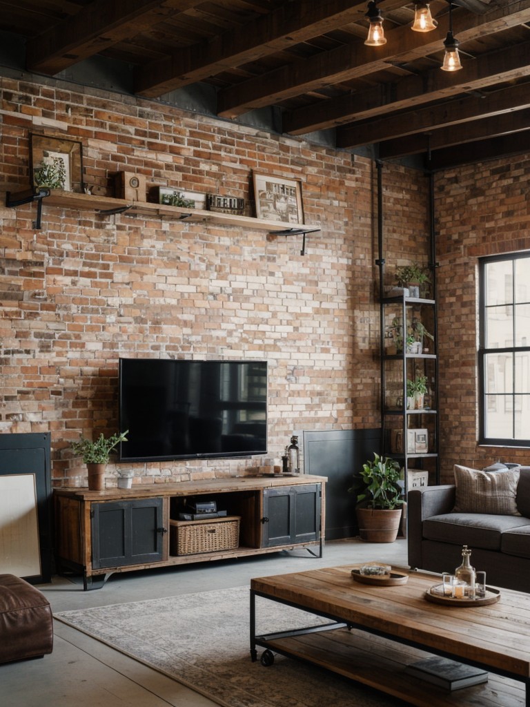 industrial-living-room-ideas-exposed-brick-walls-metal-accents-reclaimed-wood-furniture