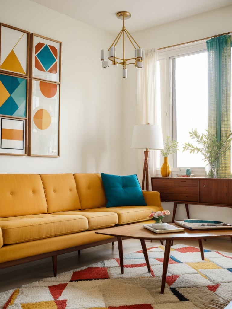 mid-century-modern-living-room-ideas-infused-retro-furniture-geometric-patterns-bold-pops-color