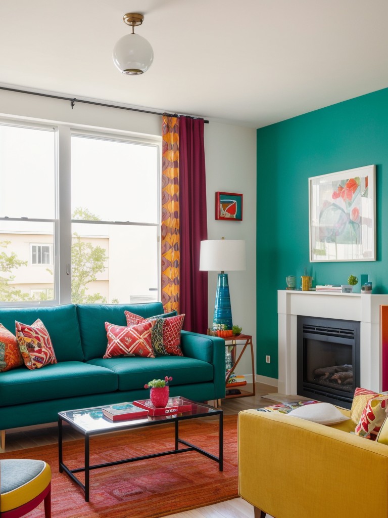 bold-vibrant-living-room-ideas-lively-energetic-space-incorporating-bright-colored-furniture-patterned-accents-eye-catching-artwork