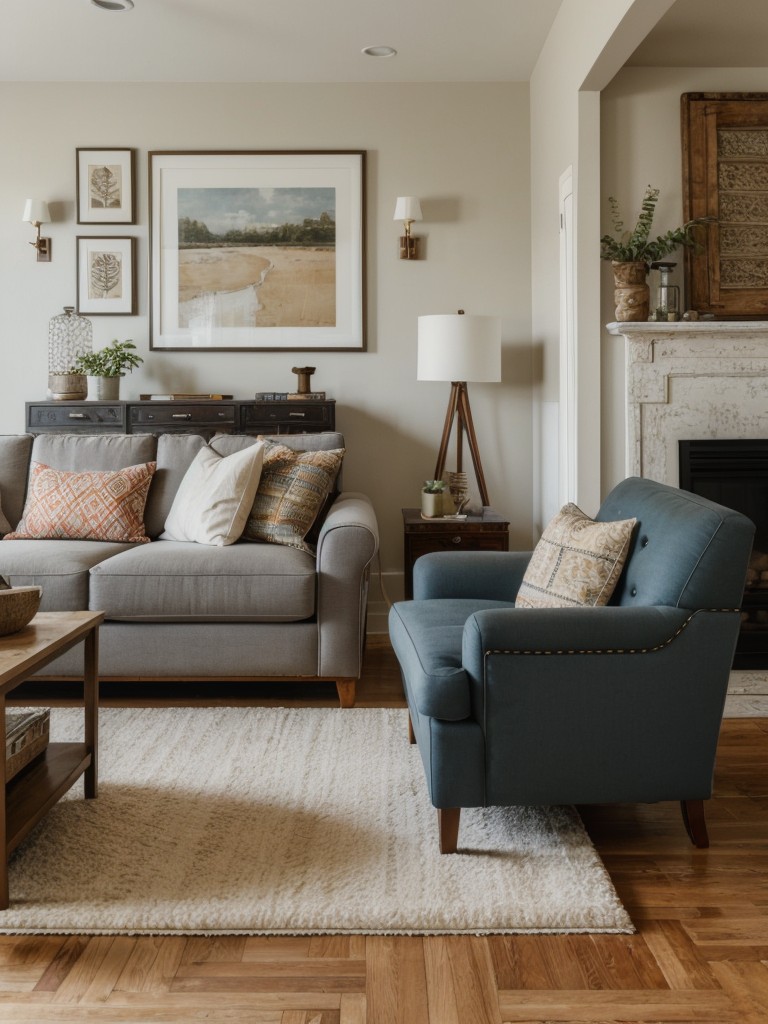 create-eclectic-living-room-mixing-different-styles-patterns-textures-unique-visually-interesting-space