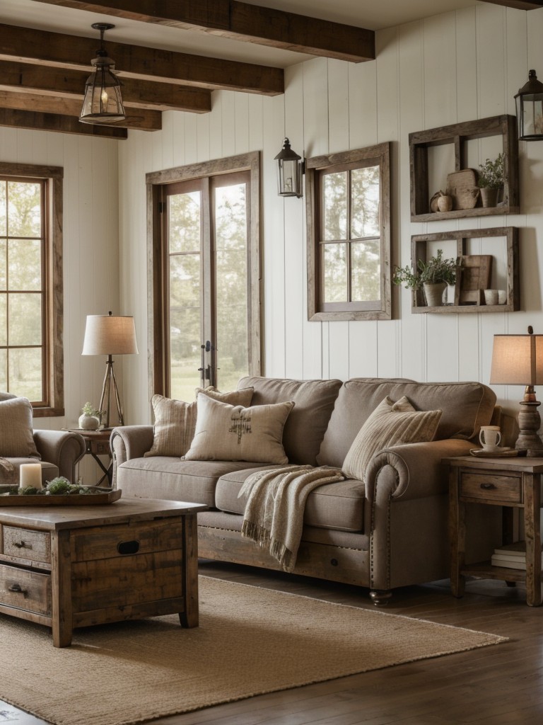 farmhouse-living-room-ideas-rustic-elements-distressed-furniture-cozy-textiles-cozy-inviting-atmosphere