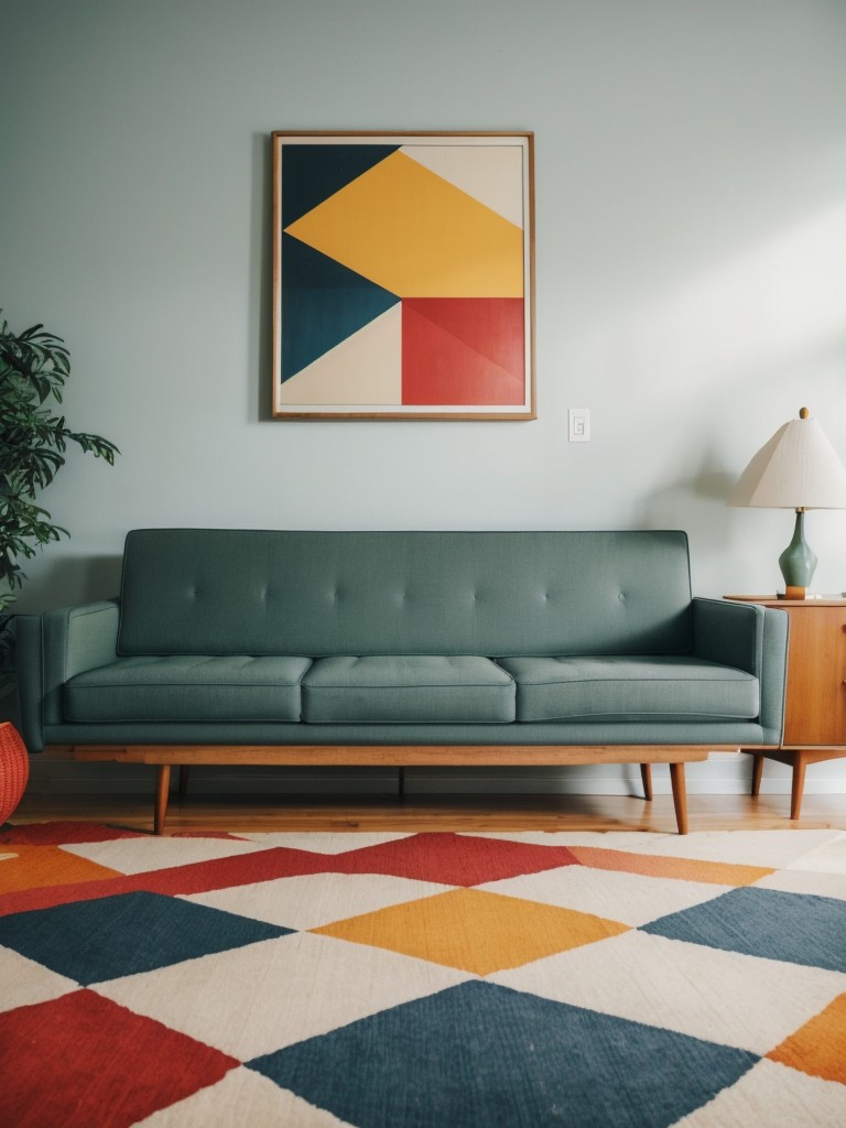 mid-century-modern-living-room-ideas-iconic-furniture-pieces-geometric-patterns-bold-pops-color-retro-chic-aesthetic