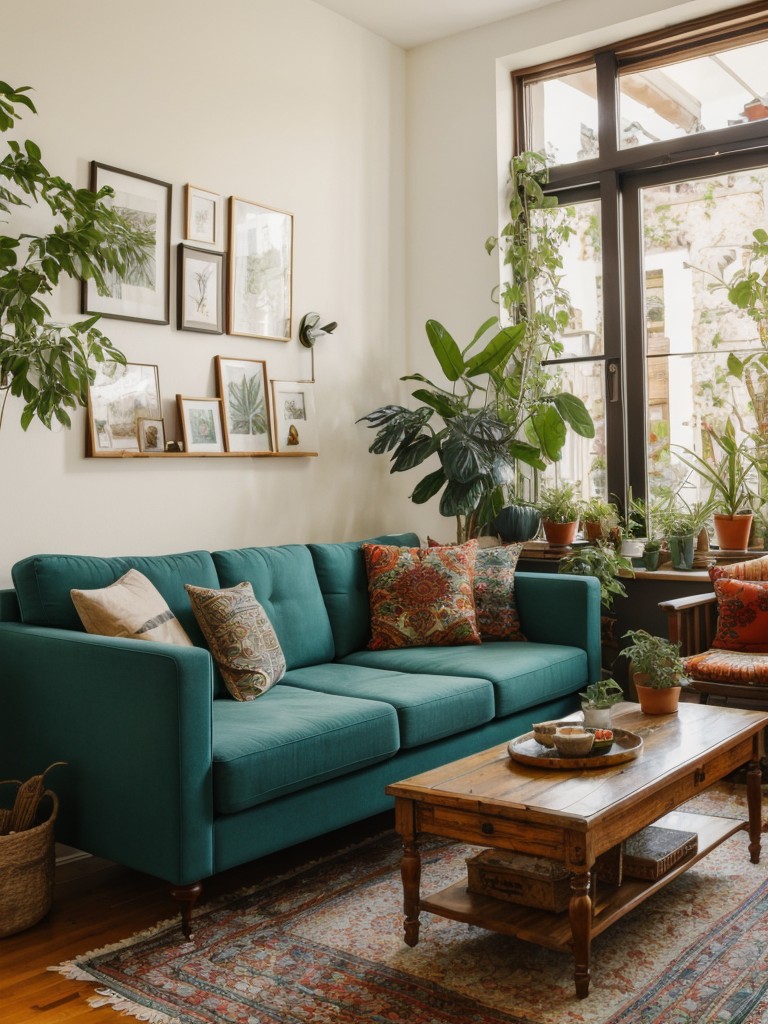 bohemian-living-room-ideas-vibrant-colors-eclectic-furniture-abundance-plants-relaxed-artistic-vibe