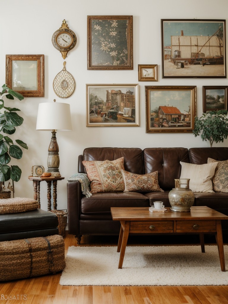 eclectic-living-room-ideas-mix-patterns-textures-colors-incorporating-vintage-finds-unique-art-pieces