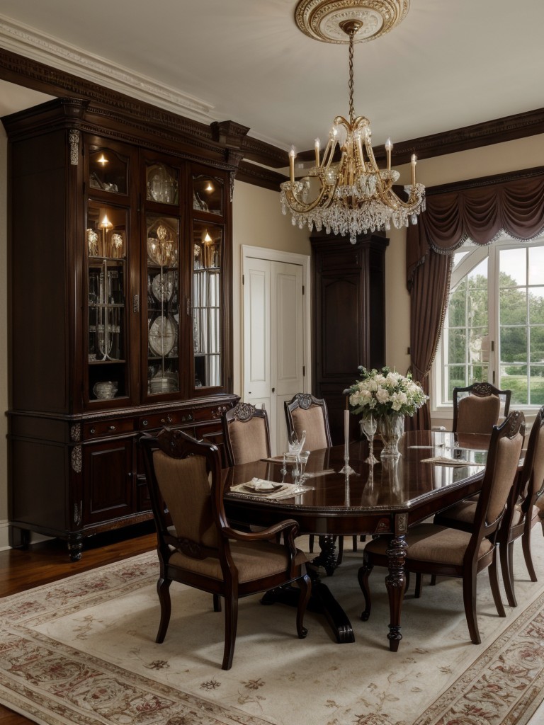 traditional-formal-living-room-ideas-rich-dark-wood-furniture-classic-patterns-elegant-chandeliers