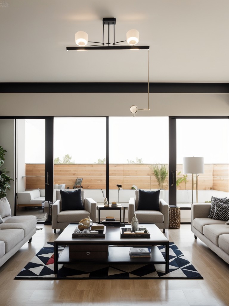 contemporary-living-room-ideas-bold-accent-colors-geometric-furniture-sleek-lighting-fixtures