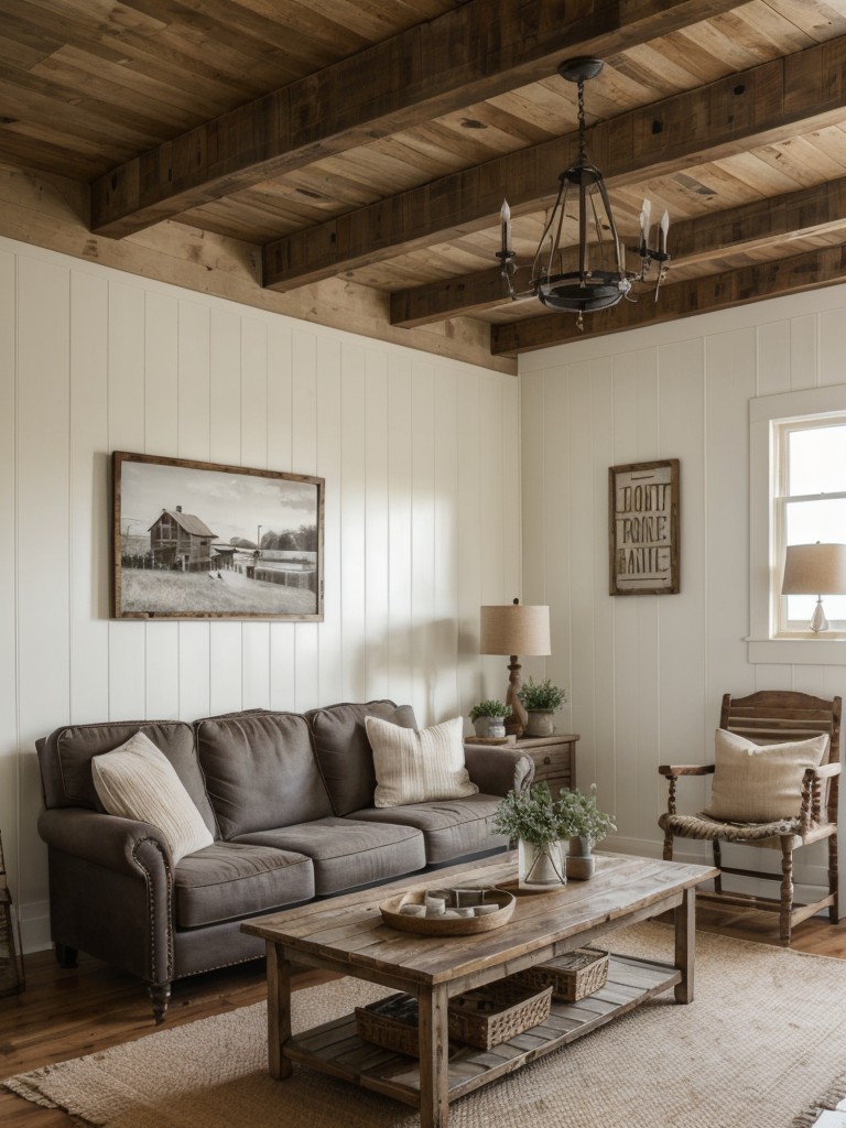 farmhouse-living-room-ideas-distressed-wooden-furniture-vintage-decor-pieces-shiplap-walls