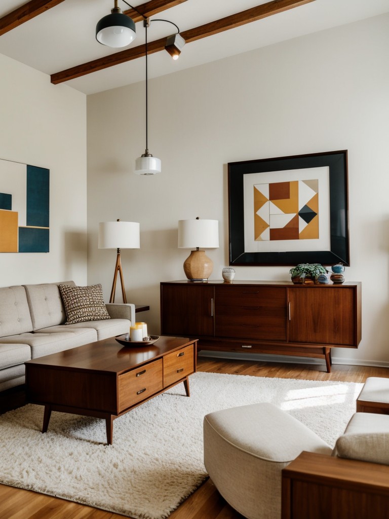 mid-century-modern-living-room-ideas-retro-furniture-geometric-patterns-statement-lighting