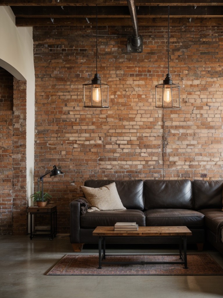 industrial-living-room-ideas-exposed-brick-walls-raw-wood-furniture-vintage-lighting-stylish-urban-look