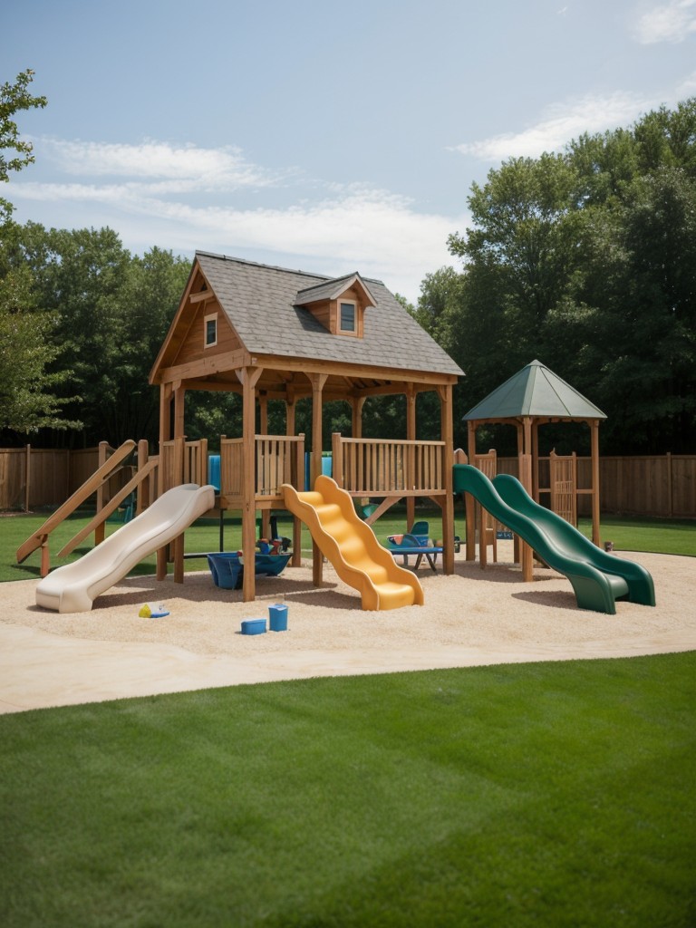 child-friendly-backyard-ideas-playground-equipment-soft-grassy-area-sandbox-endless-fun-playtime