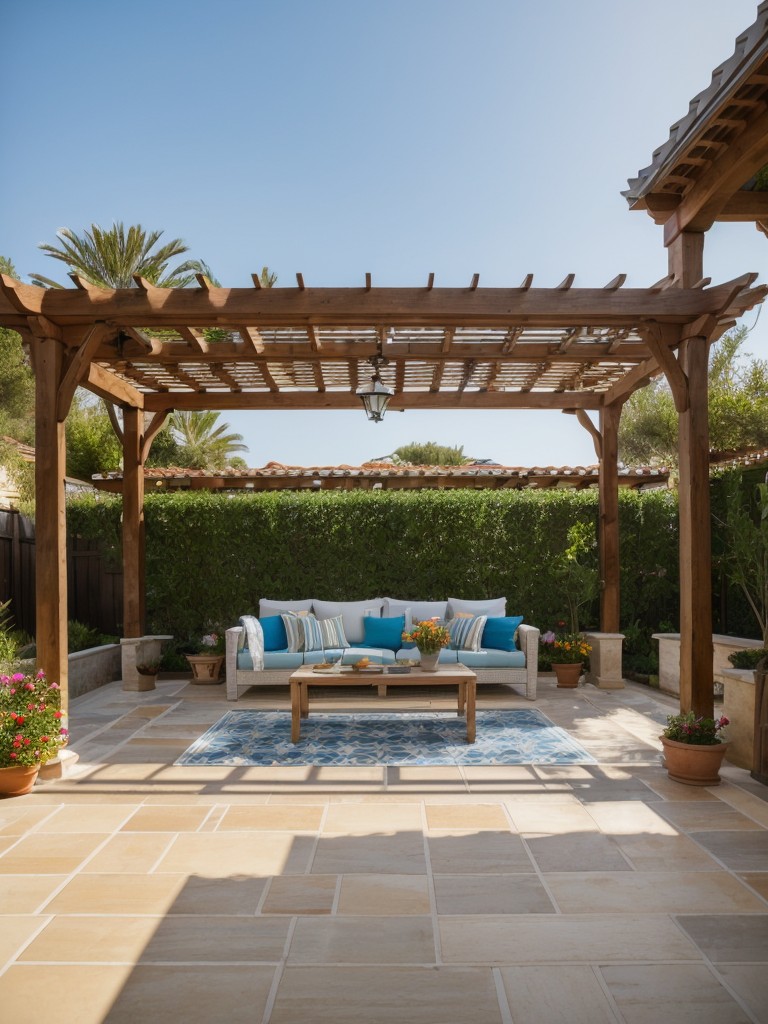 mediterranean-backyard-ideas-featuring-pergola-tiled-patio-vibrant-mediterranean-colors-transporting-you-to-coastal-paradise