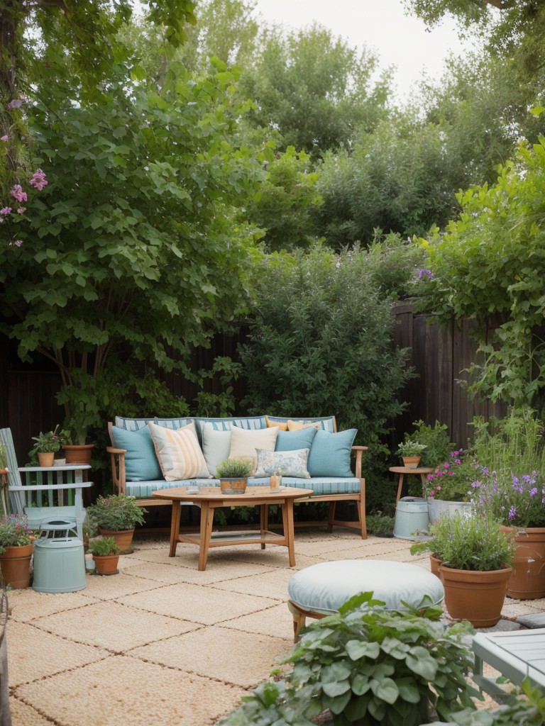 eclectic-backyard-garden-ideas-mixing-different-plant-varieties-vintage-furniture-colorful-accents-whimsical-unique-outdoor-space