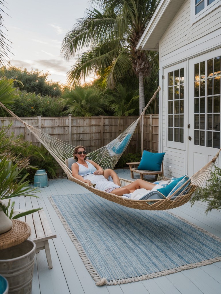 coastal-inspired-backyard-beachy-decor-nautical-accents-relaxing-hammock