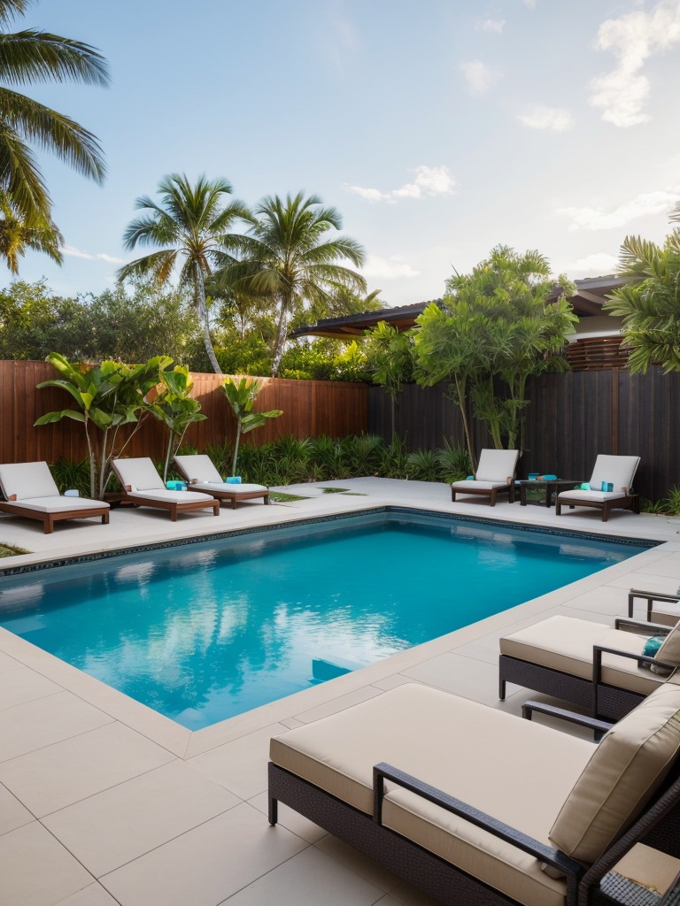 designing-small-backyard-oasis-compact-pool-lounge-chairs-tropical-landscaping