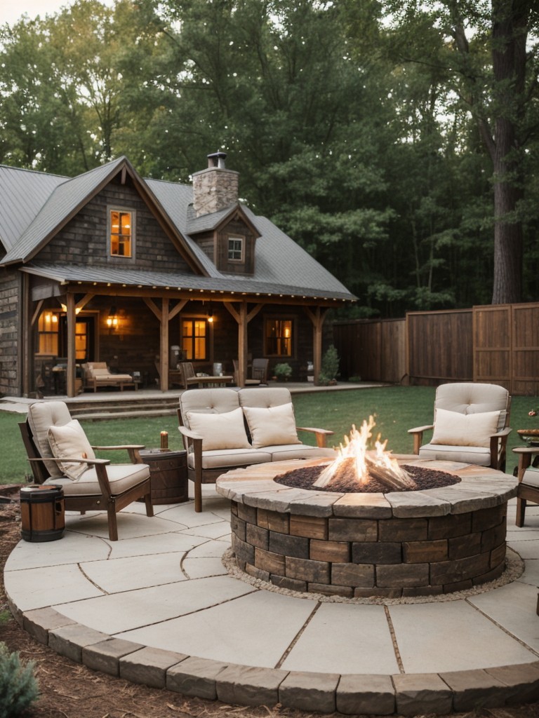 rustic-backyard-retreat-cozy-fire-pit-wooden-furniture-vintage-inspired-decor-charming-outdoor-space
