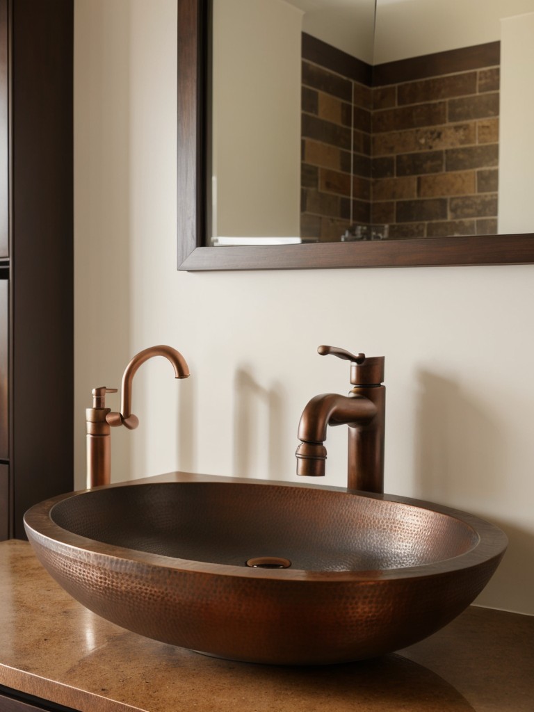 incorporate-stone-copper-basin-sink-unique-focal-point-that-complements-rustic-theme